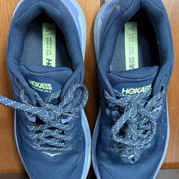 Hoka One One HOKA Challenger ATR 6 Blue Graphite Blue Glass Women's Sz 7 - EUC - Picture 7 of 9